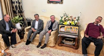دیدار دکتر محمدرضا گروسی با خانواده جانباز سرافراز آقای حسینی