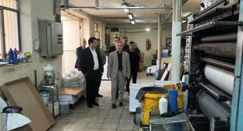 بازدید دکتر محمدرضا گروسی از چاپخانه کوثر