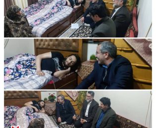 دکتر محمدرضا گروسی با خانواده شهید سرافراز حکمت پناه دیدار کرد