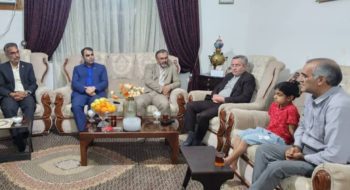 دیدار مدیرعامل سازمان فرهنگی، هنری، ورزشی و سیاحتی کوثر با خانواده شهدای استان سیستان و بلوچستان