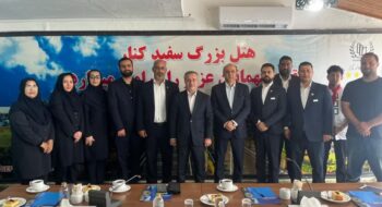 مراسم تکریم و معارفه سرپرست هتل سفیدکنار انزلی برگزار شد