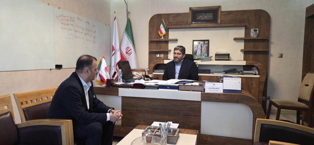 ملاقات آقای سجادی منش مدیرعامل سازمان با همکاران